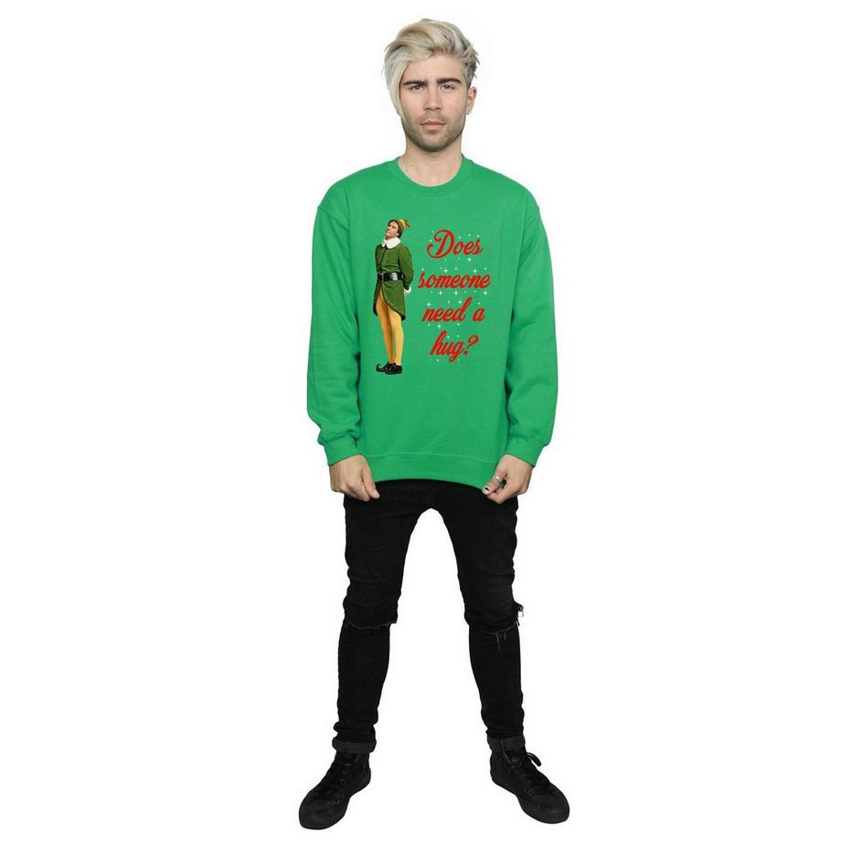 Elf Does Someone Need A Hug Sweatshirt  