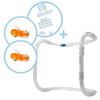 Northix  Zoom Tube - Set valore pista da corsa - 2 auto extra e estensione della pista 