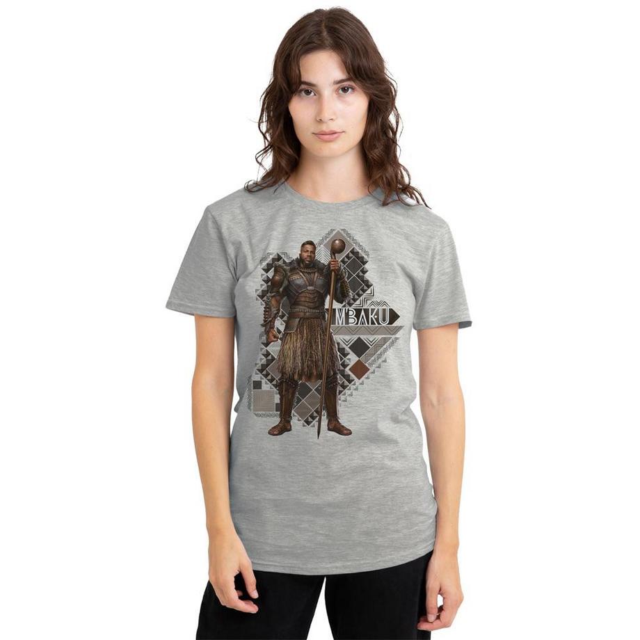 Black Panther T-Shirt chiné avec imprimé graphique  