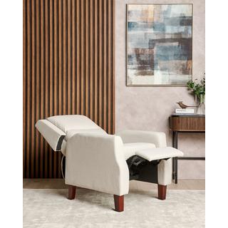 Beliani Sedia reclinabile en Tessuto Classico EGERSUND  