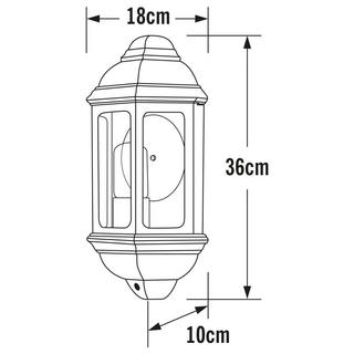 Konstsmide Außenlampe aluminium  