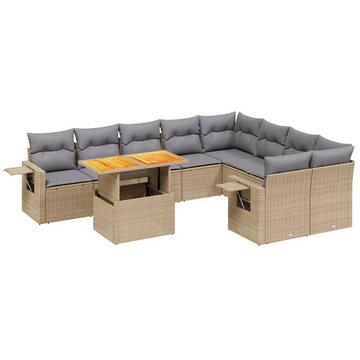 Garten sofagarnitur poly-rattan