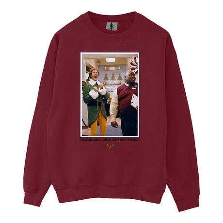 Elf OMG Sweatshirt Imprimé Col Rond  