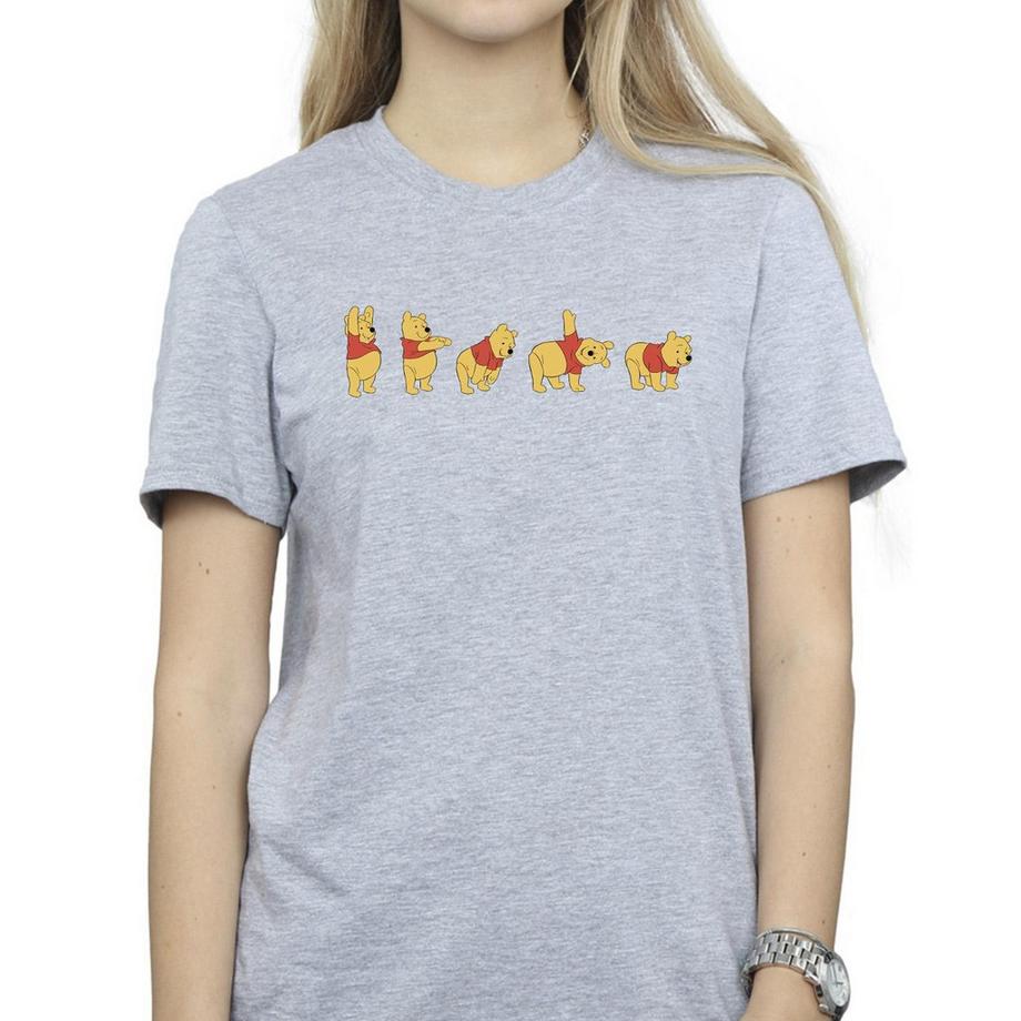 Disney Winnie Puuh Yoga Pose T-Shirt  