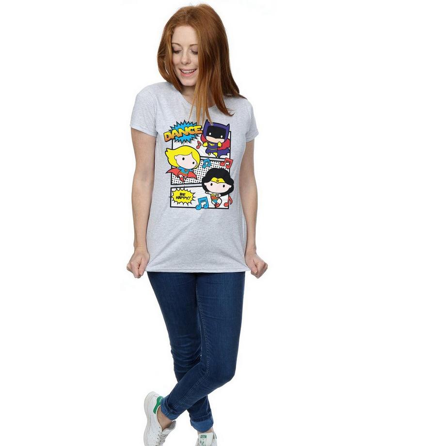DC COMICS Super Friends Dance Be Happy T-Shirt  