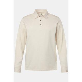 JP1880  Poloshirt, Langarm mit Manschetten, GOTS zertifizierte Biobaumwolle 