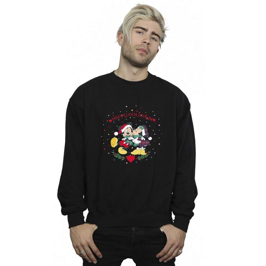 Disney Happy Holidays Mickey und Minnie Sweatshirt  