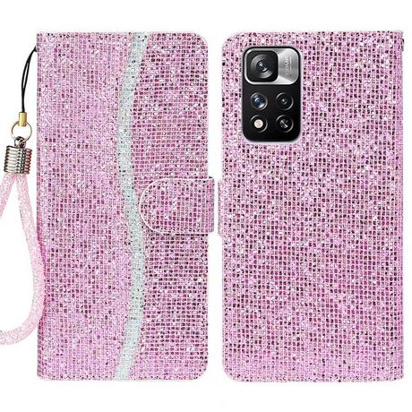 Cover-Discount  Xiaomi Redmi Note 11 Pro+ - Glitter Leder Etui 