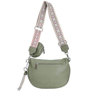 Only-bags.store 3-in-1 Umhängetasche mit Reissverschluss und verstellbarem breiten Riemen  