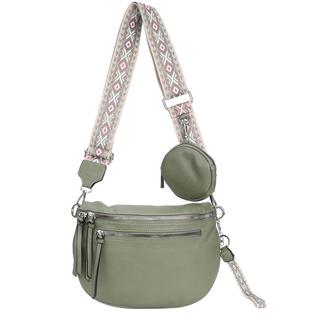 Only-bags.store 3-in-1 Umhängetasche mit Reissverschluss und verstellbarem breiten Riemen  