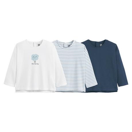 La Redoute Collections  3er-Pack Langarmshirts 