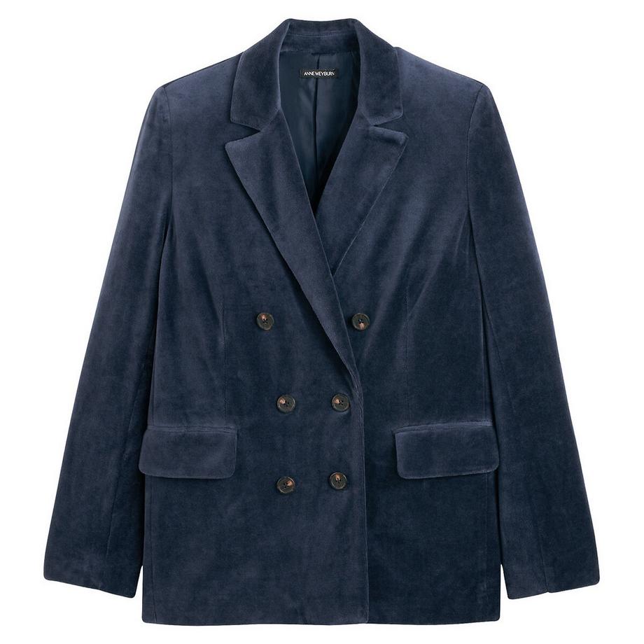 La Redoute Collections Blazer Dritto in Velluto  