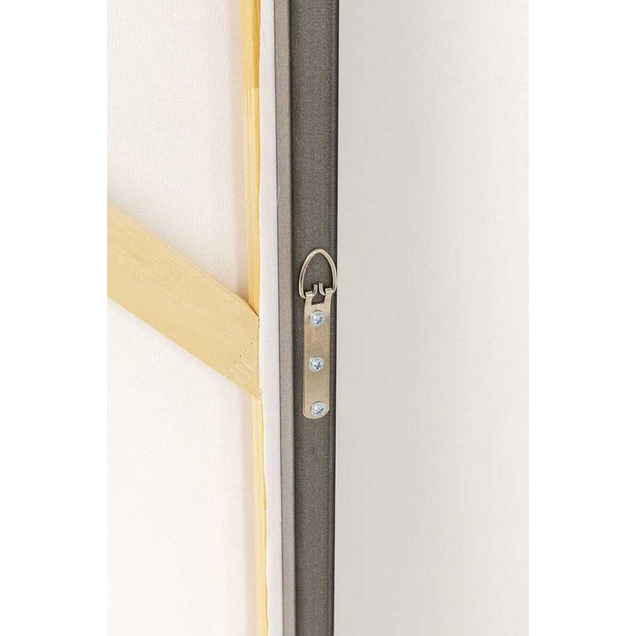 KARE Design Quadro con cornice Silence blu 120x120  