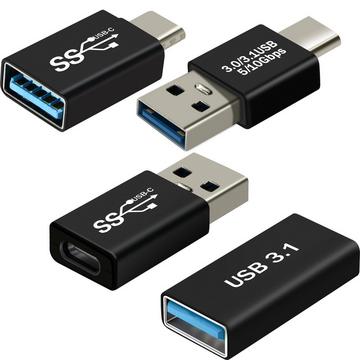Adaptateur USB C USB OTG, Pack 4 en 1