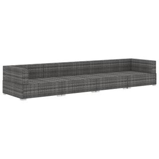 VidaXL Garten-sofagarnitur poly-rattan  
