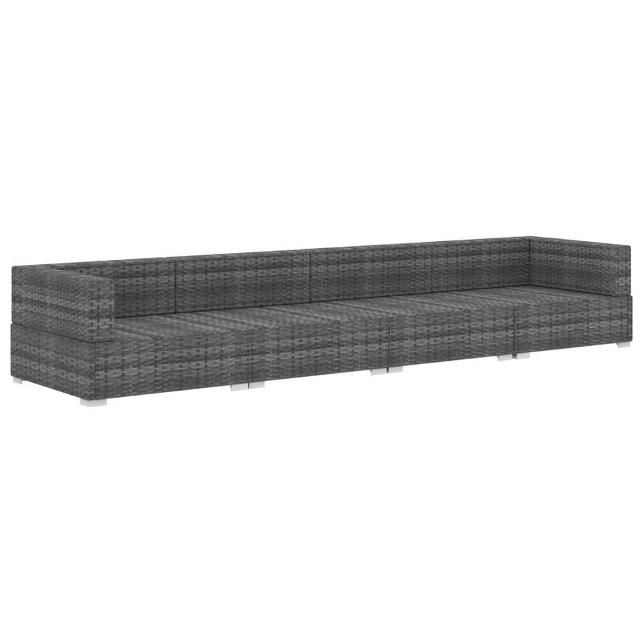 VidaXL Garten-sofagarnitur poly-rattan  