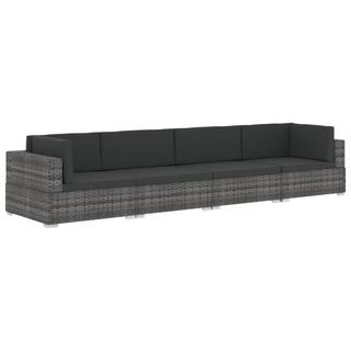VidaXL Garten-sofagarnitur poly-rattan  