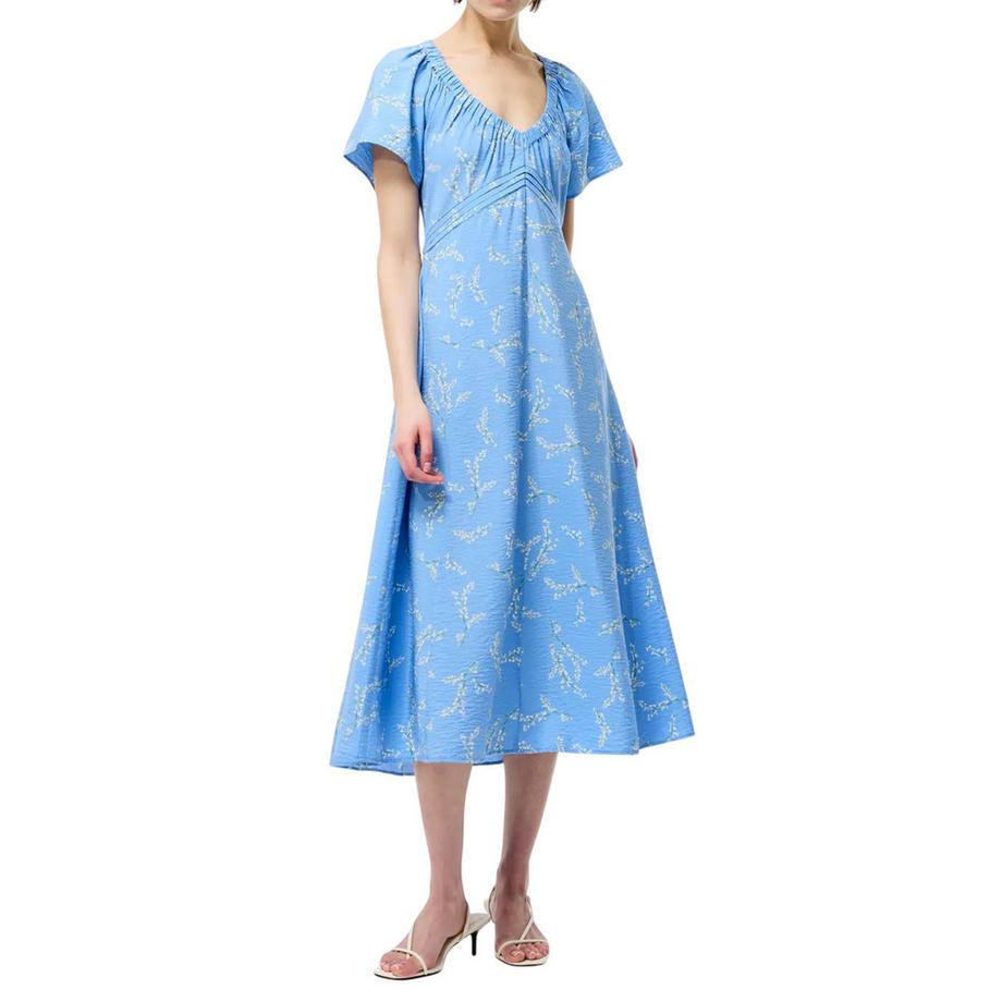 FRENCH CONNECTION  Robe Milongue Manches Bouffantes Daniella 