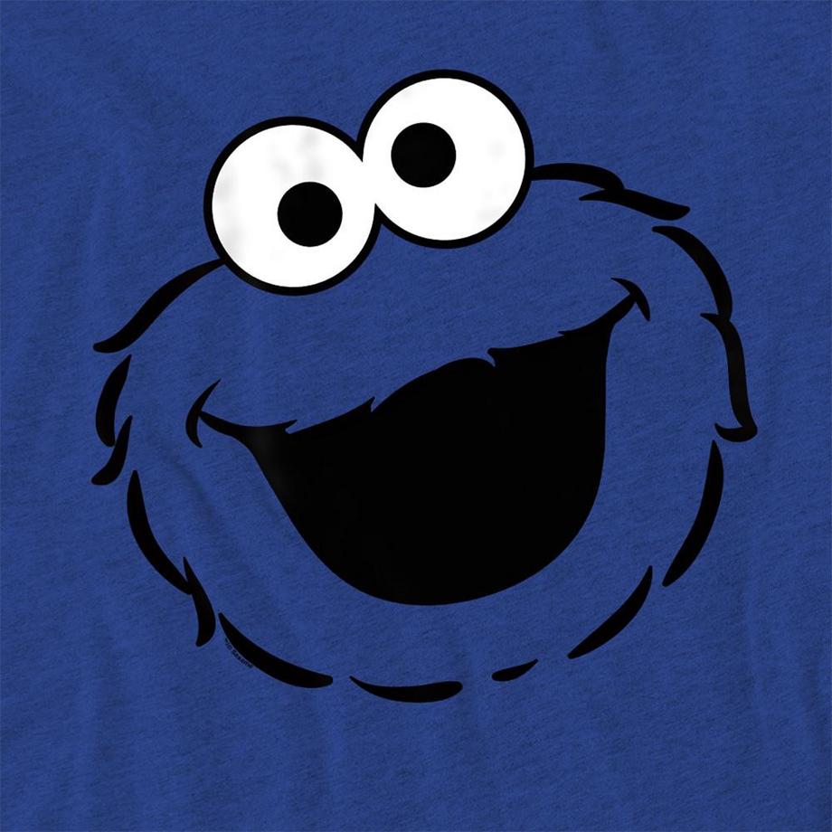 Sesame Street  Maglietta Cookie Monster Viso Intero Erica 