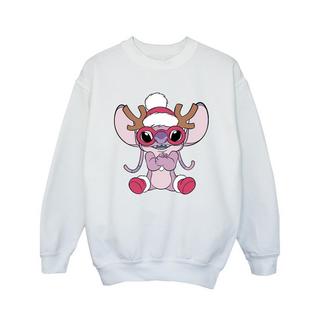 Disney  Lilo & Stitch Angel Reindeer Sweatshirt 