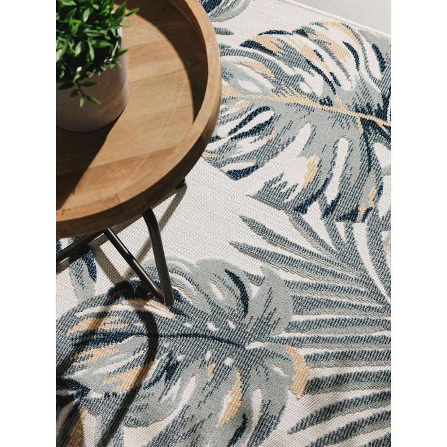 Benuta In- & Outdoor-Teppich Flora Multicolor/Cream  