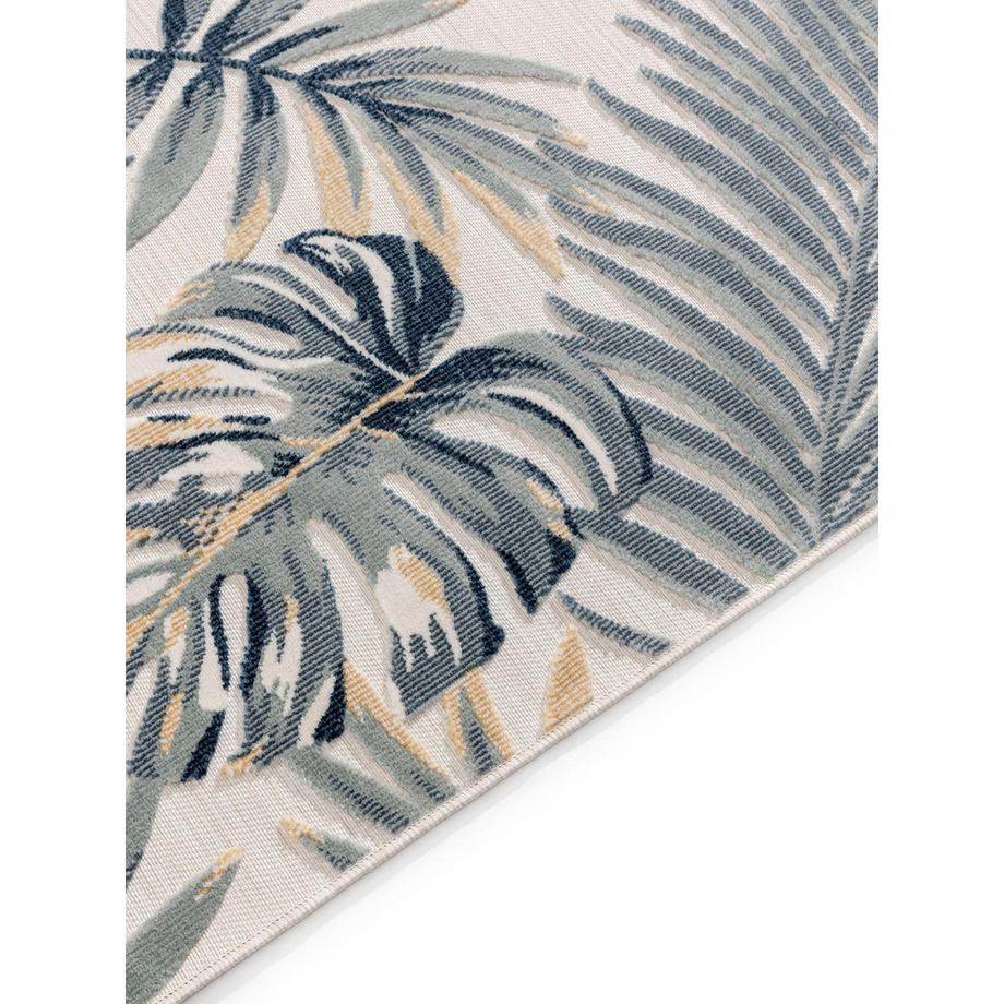 Benuta In- & Outdoor-Teppich Flora Multicolor/Cream  