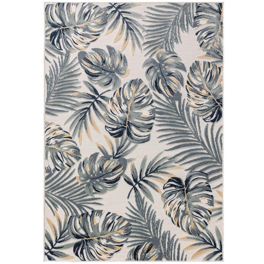 Benuta In- & Outdoor-Teppich Flora Multicolor/Cream  