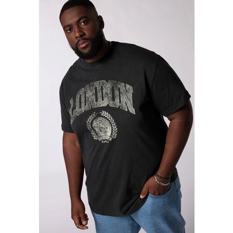 Sthuge London Vintage Look Oversized Halbarm T-Shirt  