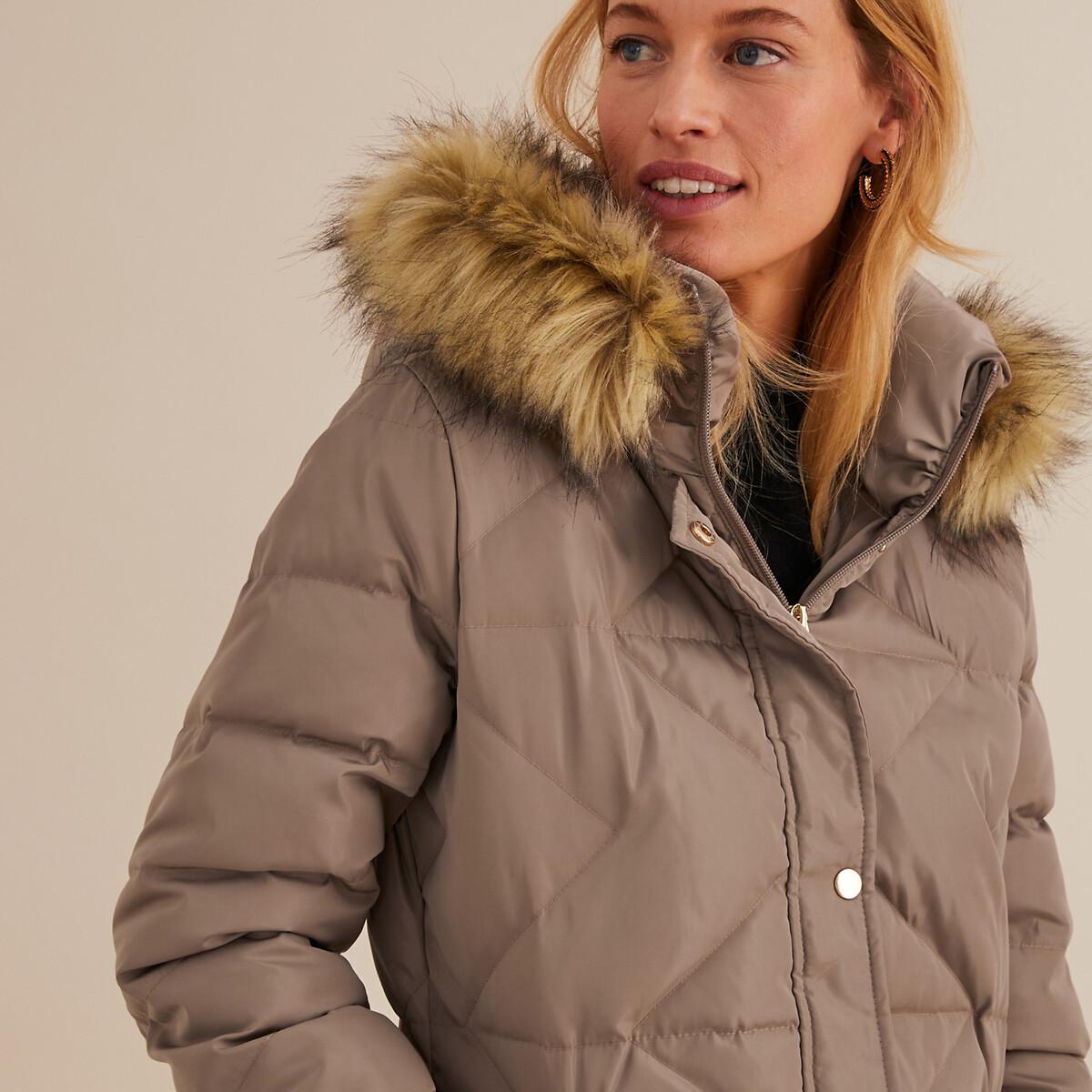 La Redoute Collections  Gesteppter Wintermantel mit Kapuze 