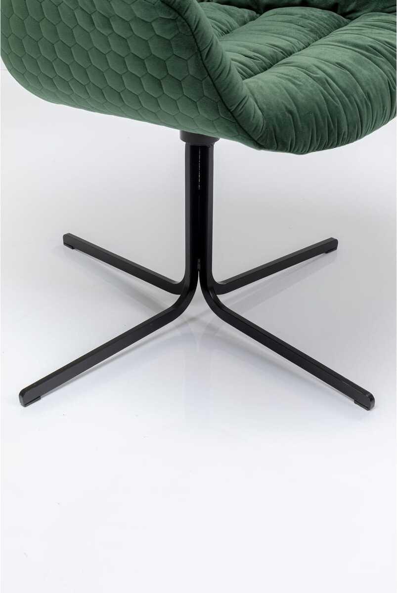 mutoni Chaise pivotante Colmar vert  