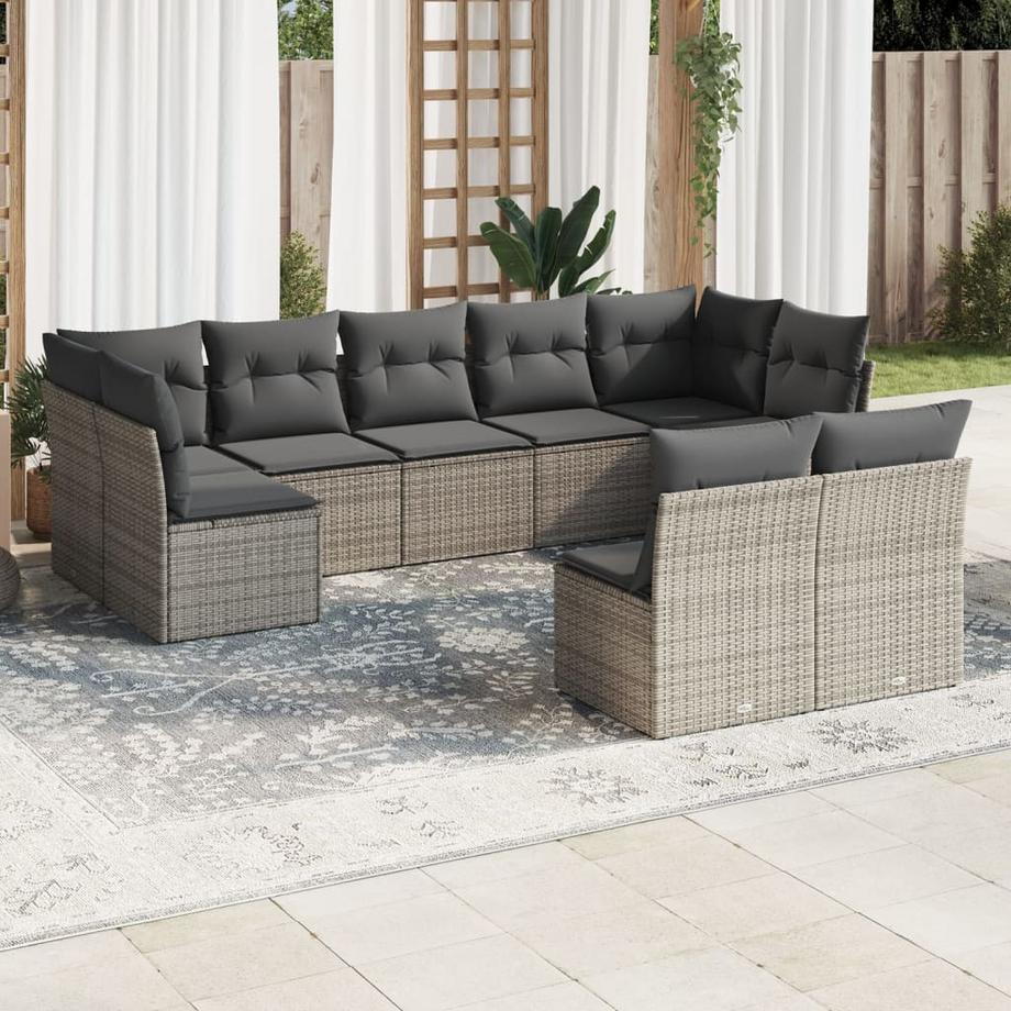 VidaXL Garten sofagarnitur poly-rattan  