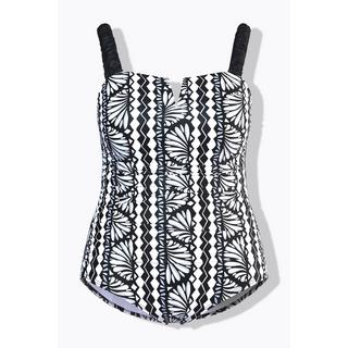 Ulla Popken Maillot de bain bretelles élastiques bonnets souples recyclé  