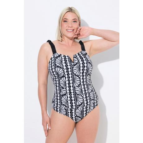 Ulla Popken Maillot de bain bretelles élastiques bonnets souples recyclé  