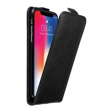 Housse compatible avec Apple iPhone X / XS - Coque de protection au design flip avec fermeture magnétique
