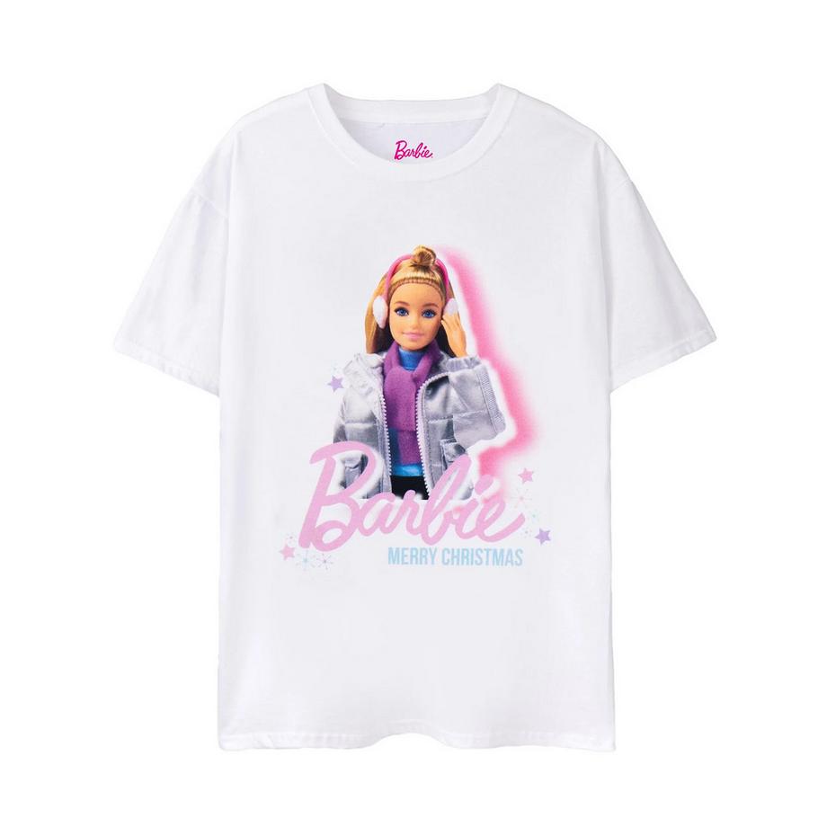 Barbie Weihnachtliches Design T-Shirt  
