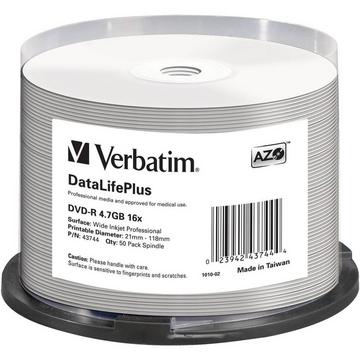 Verbatim DVD-R 4.7GB 16x 50er Spindel bedruckbar