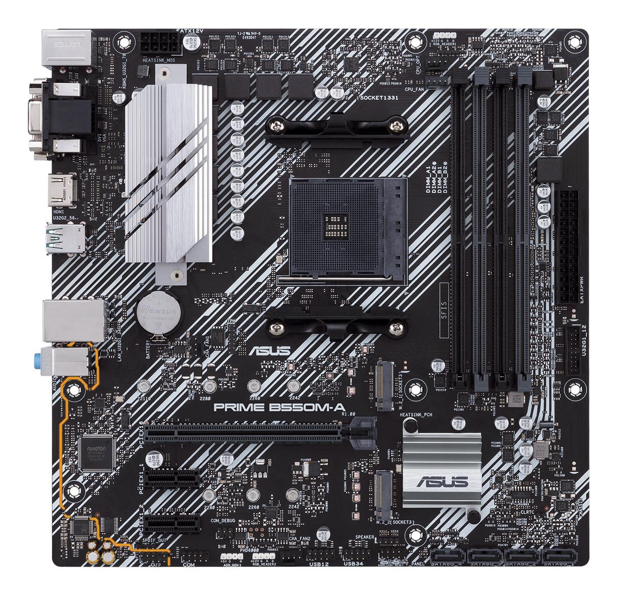 ASUS  Prime B550M-A/CSM AMD B550 Sockel AM4 micro ATX 