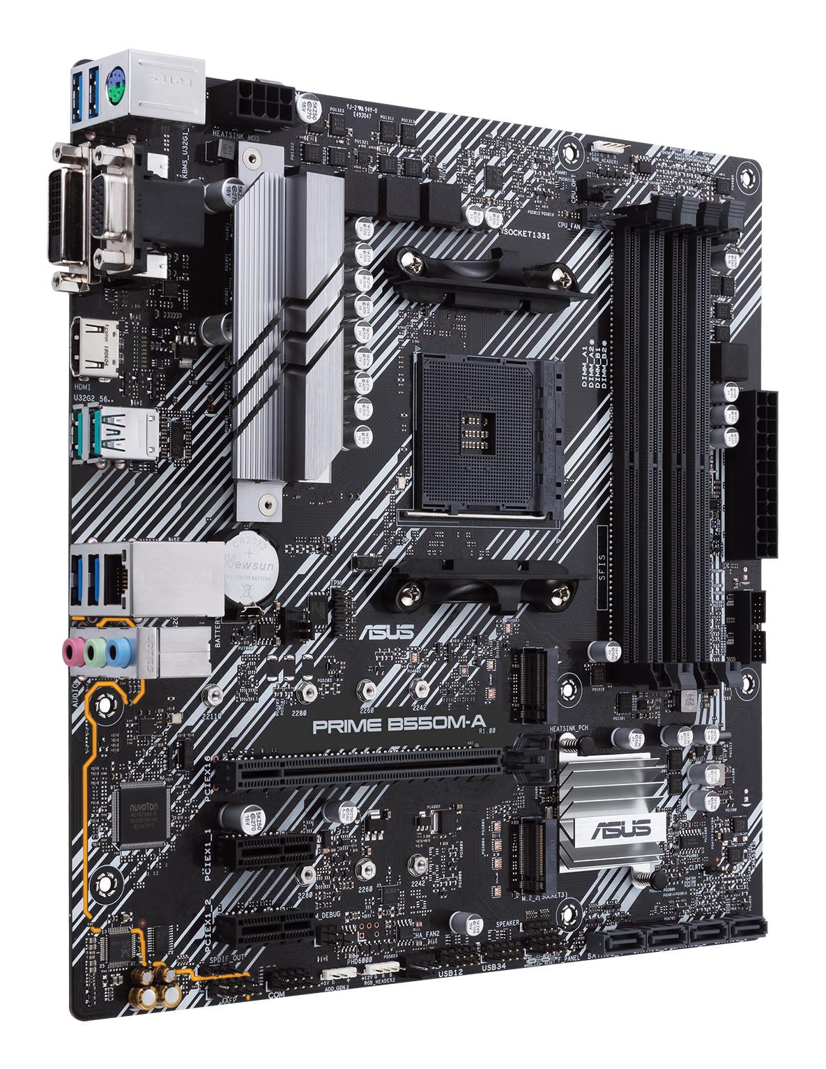 ASUS  Prime B550M-A/CSM AMD B550 Sockel AM4 micro ATX 