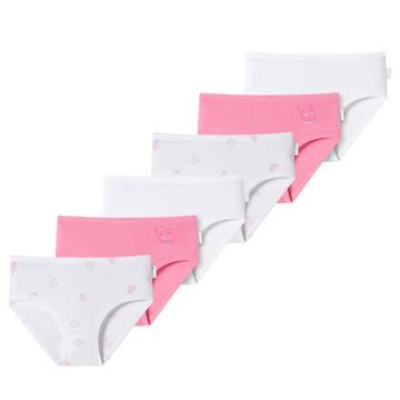 6er Pack Kids Girls Feinripp Organic Cotton - Slips  Unterhosen