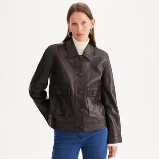 La Redoute Collections Kurze Schafslederjacke  