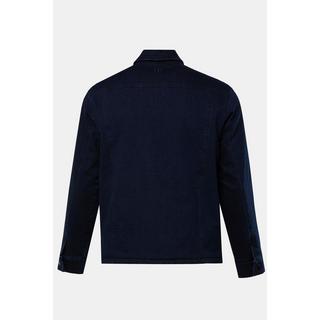 JP1880 Jeansjacke mit Teddyfutter und Brusttaschen  