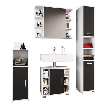 4-tlg. Komplett Badmöbel  Set Zalo ll