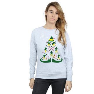 Elf Sweatshirt Arbre de Noël  