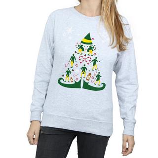 Elf Sweatshirt Arbre de Noël  