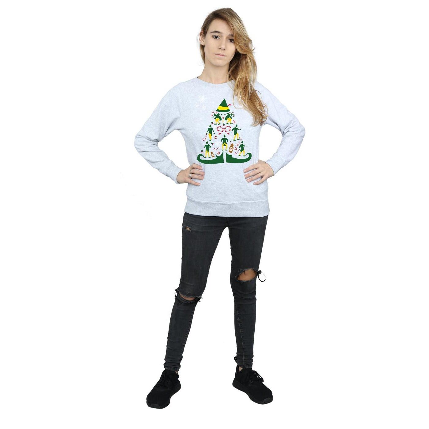 Elf Sweatshirt Arbre de Noël  