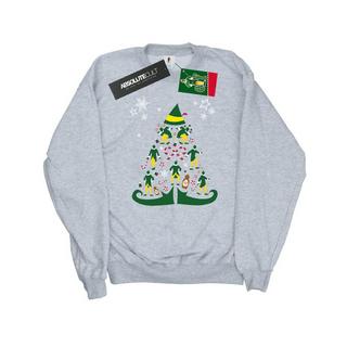 Elf Sweatshirt Arbre de Noël  