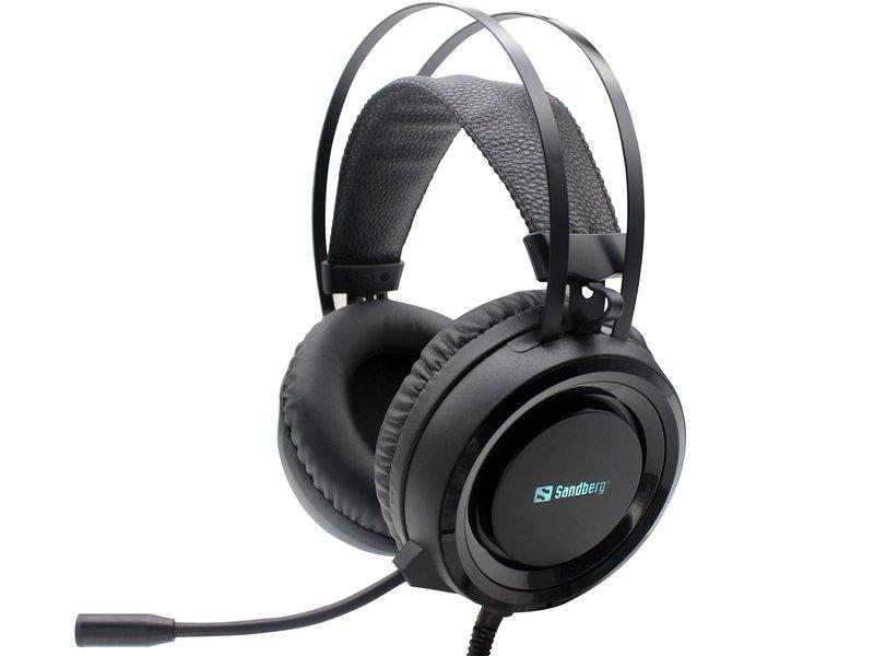 Sandberg  126-22 Kopfhörer & Headset Verkabelt Kopfband Gaming Schwarz 