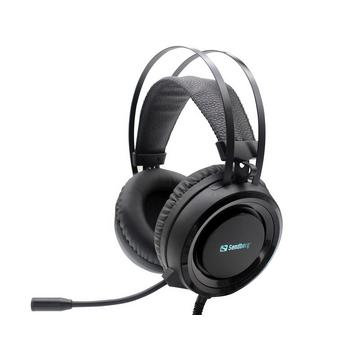 126-22 Kopfhörer & Headset Verkabelt Kopfband Gaming Schwarz