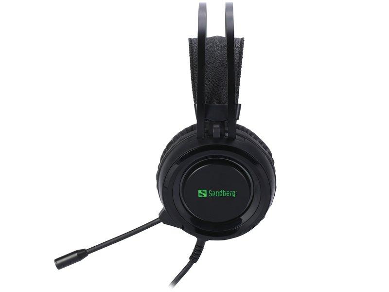 Sandberg  126-22 Kopfhörer & Headset Verkabelt Kopfband Gaming Schwarz 