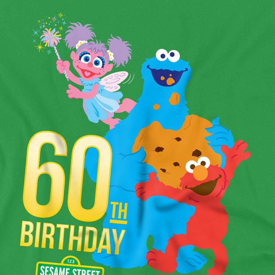 Sesame Street  T-Shirt, 60. Geburtstag 
